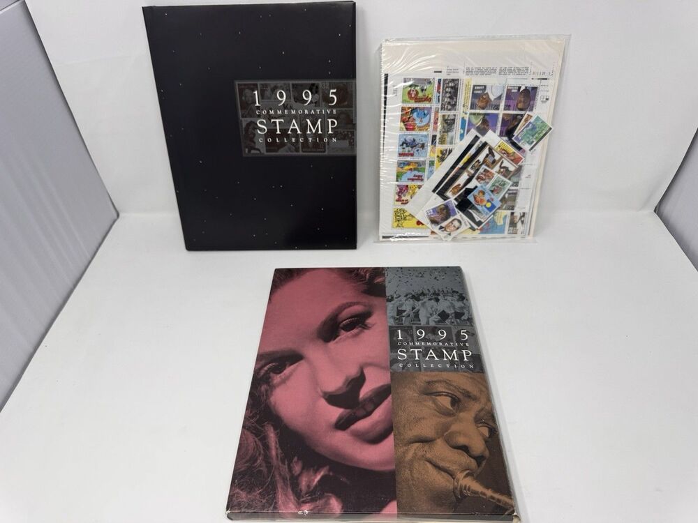 1995 USPS Commemorative Stamp Collection Book Sealed FV $32.64